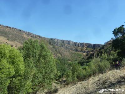 Atazar-Meandros Río Lozoya-Pontón de la Oliva-Senda Genaro GR300;camino schmidt partes de una mont